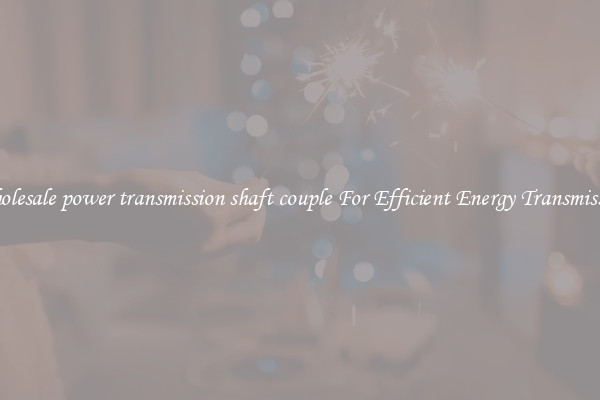 Wholesale power transmission shaft couple For Efficient Energy Transmission