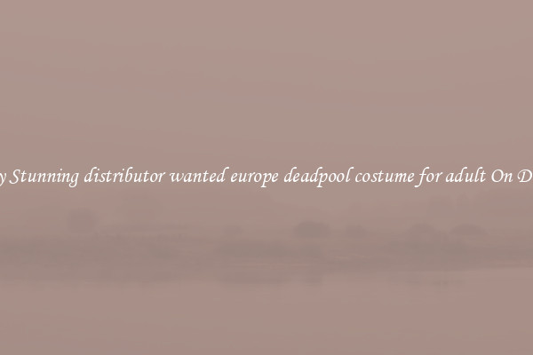Buy Stunning distributor wanted europe deadpool costume for adult On Deals