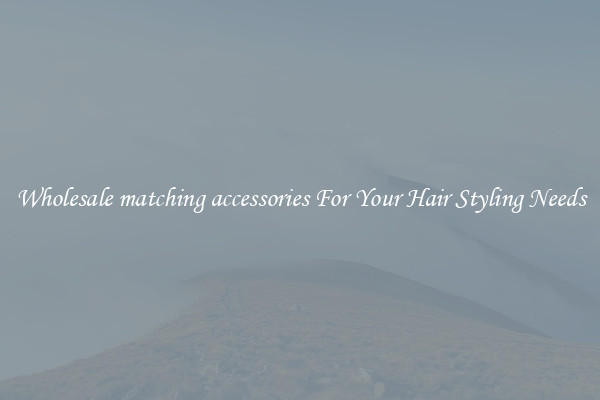 Wholesale matching accessories For Your Hair Styling Needs