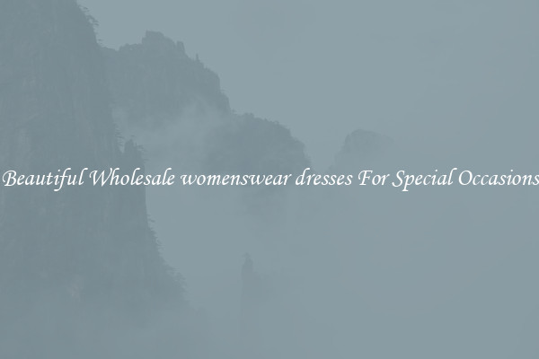 Beautiful Wholesale womenswear dresses For Special Occasions