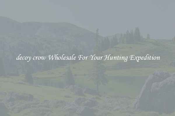 decoy crow Wholesale For Your Hunting Expedition