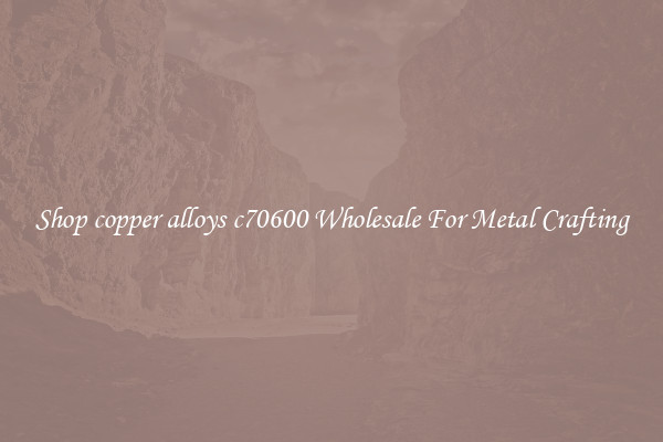 Shop copper alloys c70600 Wholesale For Metal Crafting