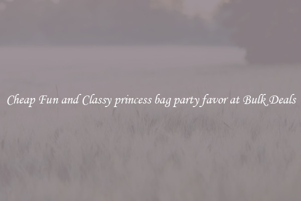Cheap Fun and Classy princess bag party favor at Bulk Deals