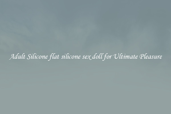 Adult Silicone flat silicone sex doll for Ultimate Pleasure