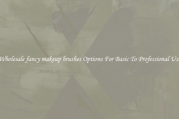 Wholesale fancy makeup brushes Options For Basic To Professional Use